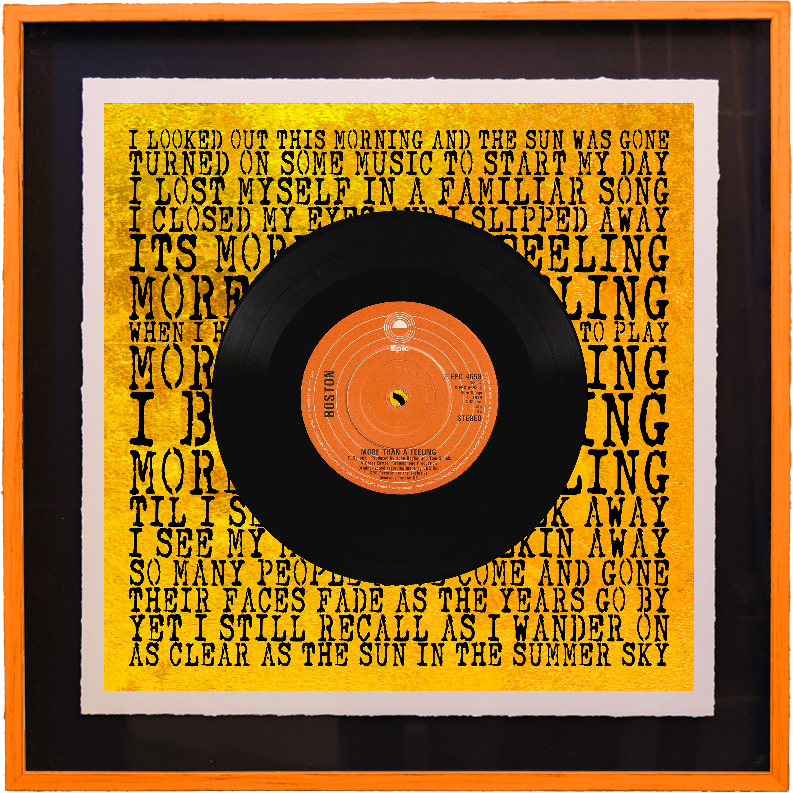 Boston - "More Than A Feeling"